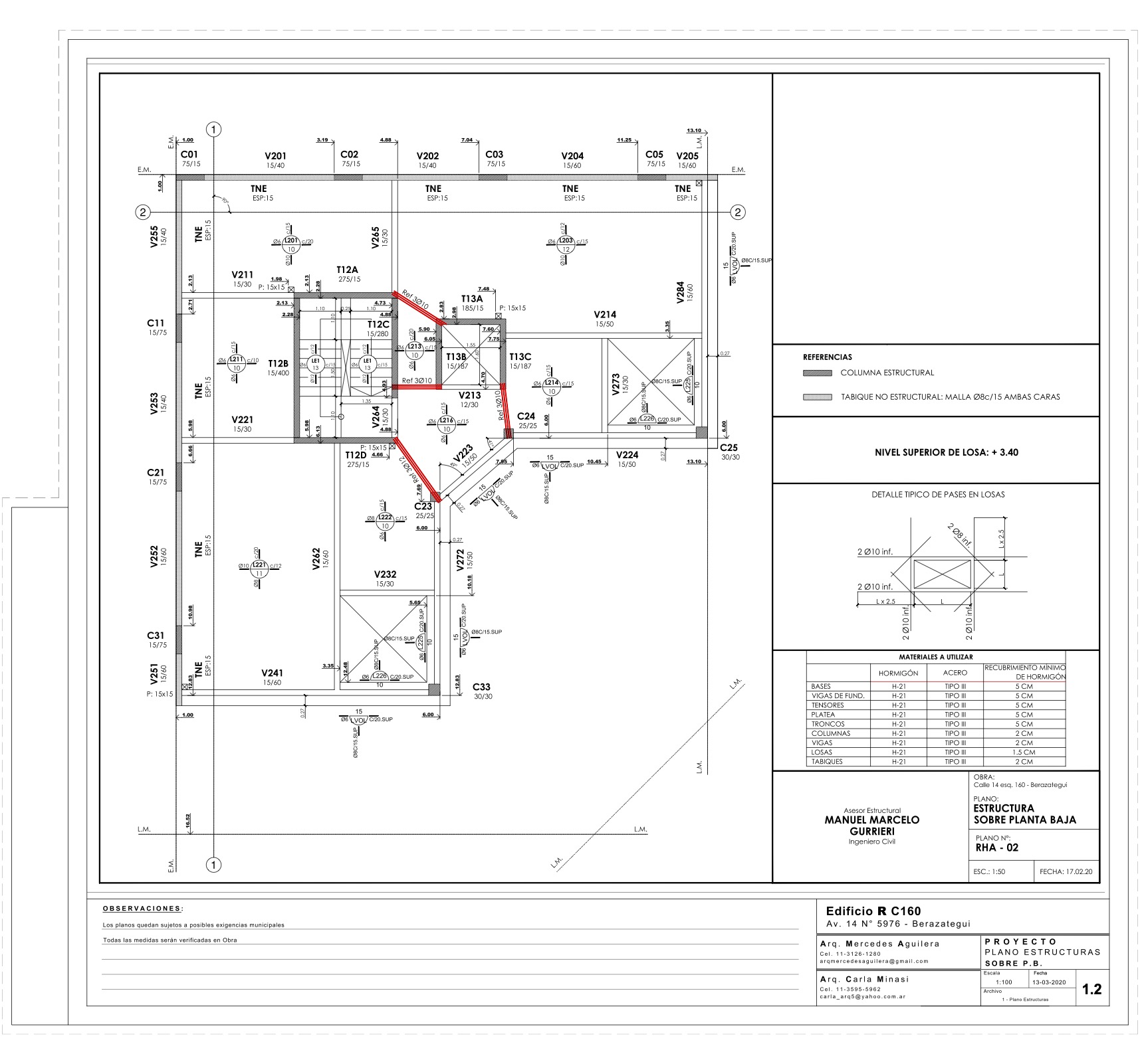Plano Estructura 1.2